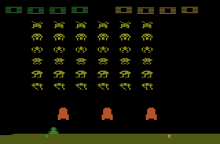 Space Invaders, Modes 0 and 7